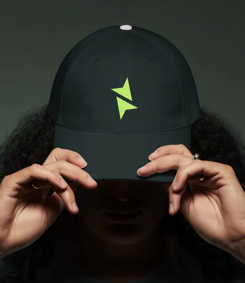 ClickScape cap with the brand mark