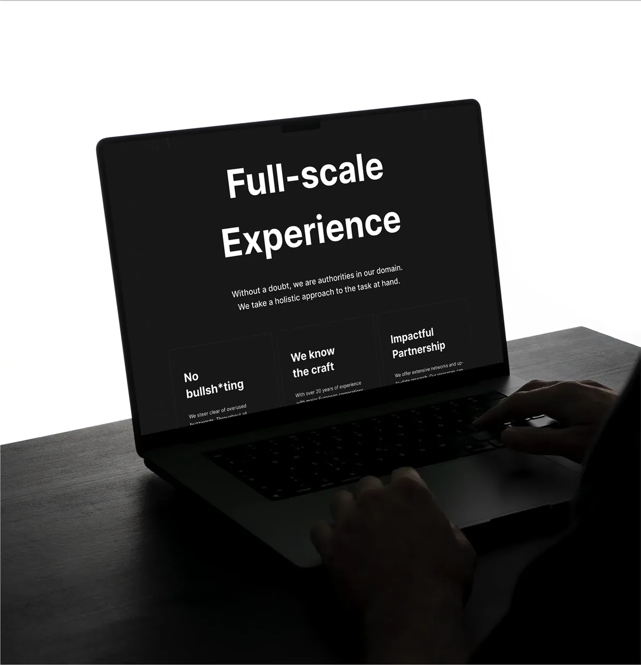 BridgeBoard website on a laptop